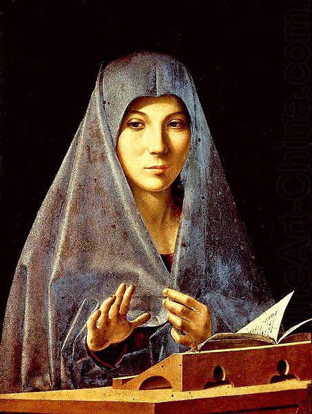 Virgin Annunciate, Antonello da Messina